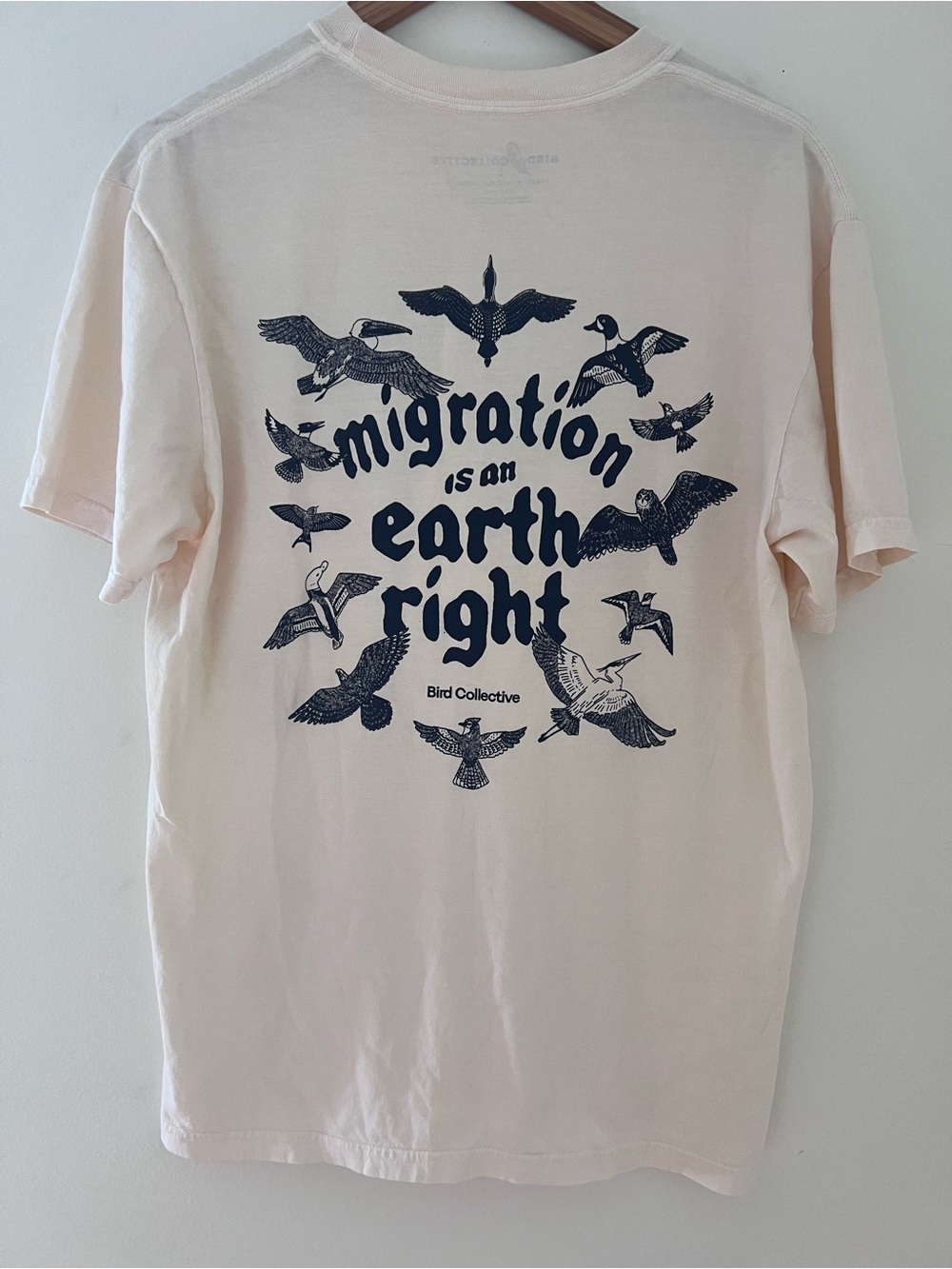 NWOT Bird Collective Migration Graphic T-Shirt